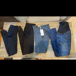 Maternity leggings and jeans